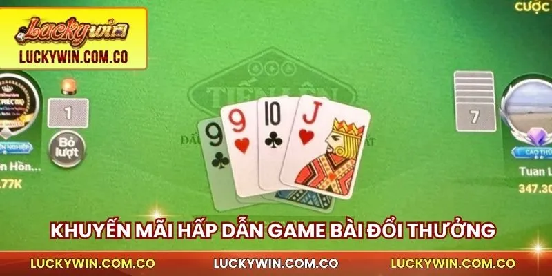 Game Bài Đổi Thưởng Luckywin - Chơi Ngay, Nhận Thưởng Lớn 4 Nhiều khuyến mãi hấp dẫn dành cho game bài đổi thưởng